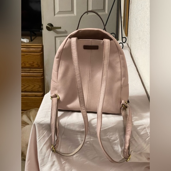 COPY - Fossil Felicity leather backpack pale pink with studs - Picture 4 of 16